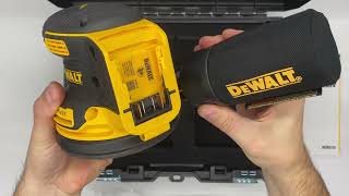 Unboxing DeWalt DCW210NT Brushless Orbital Sander Cordless Flexvolt [upl. by Karrah]