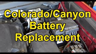 HOW TO Replace the battery on a 20152022 Chevy ColoradoGMC Canyon Gas amp Diesel [upl. by Venetis]