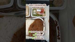 MEALS ROYAL BRUNEI AIRLINES SURABAYAJEDDAH food foodie foodblogger foodvlog airlines shorts [upl. by Wolfram]