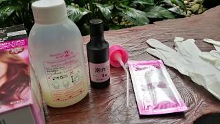 COLORING GRAY HAIR USING LIESE BLAUNE IN GOLDEN BROWN  HOW TO  BEFORE amp AFTER [upl. by Eiralam]