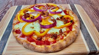 Sourdough Pizza  What Do I Do with Sourdough Discard [upl. by Anirres]