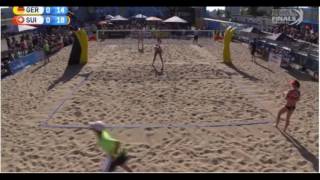 LaboureurSude GEForrerVergéDépré A SUISWATCH FIVB WORLD TOUR FINALSQuarterfinals [upl. by Sidra]