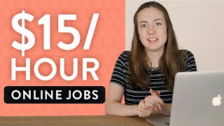 10 Online Jobs That Pay 15hr or More for Students in 2023 [upl. by Eleda]