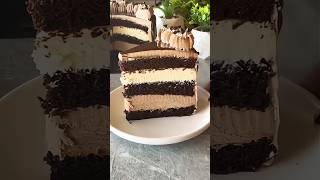 Tasty RecipesUltimate Chocolate Mousse Cheesecake Fantasy القارئحمزةبوديب اكسبلور pastrycake [upl. by Sulihpoeht592]