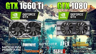 GTX 1660 Ti vs GTX 1080 Test in 8 Games [upl. by Snehpets]