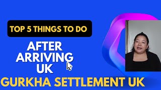 First 5 things to do after arriving in the uk 🇬🇧 in settlement visa [upl. by Cinda584]