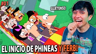 REACCIONO POR PRIMERA VEZ A PHINEAS Y FERB quotES FANTÁSTICOquot 🎆 01 [upl. by Balough]