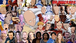 One Punch Man  Saitamas Epic Moments Reaction Mashup  Great Anime Reactors 【ワンパンマン】【海外の反応】 [upl. by Milas549]