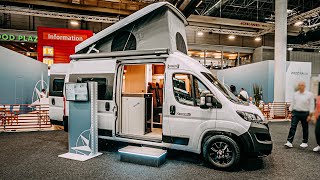 WESTFALIA COLUMBUS 540D 2024 REVIEW Caravan Salon Düsseldorf 2023 COMFY SEATS WITH POPUP ROOF [upl. by Holden]