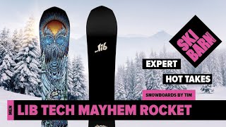 Lib Tech Mens Mayhem Rocket Snowboard 2025 [upl. by Ammadis]