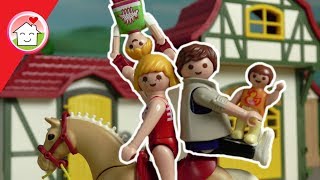 Playmobil Film deutsch  Familie Hauser beim Voltigieren  Kinderfilm [upl. by Gabey64]