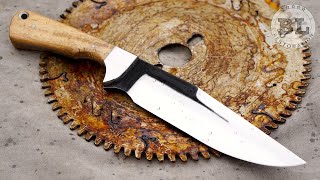 Making a Bowie knife from an Old Saw Blade [upl. by Hazen]