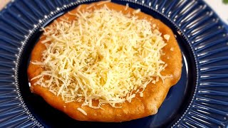 ✅BEST LANGOS 🔥Hungarian🧀 Style with cheeseLangosi unguresti reteta pas cu pas🔥 [upl. by Lisk368]