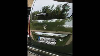 Toyota ProAce City Verso Long 15 D4D facelift 2024  porovnanie svetiel s Opel Combo [upl. by Anilemrac]