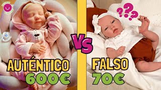 Diferencias entre BEBÉS REBORN AUTÉNTICOS y REBORNS FALSOS 😵‍💫 [upl. by Seuguh241]