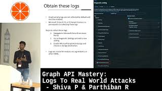 Graph API Mastery Logs To Real World Attacks  Shiva P amp Parthiban R [upl. by Notnil]