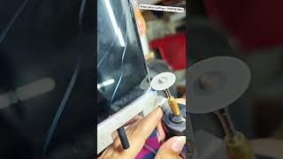 Vivo Edge Display glass cutting youtubeshorts displaytech tech satisfying mobile shorts [upl. by Tish744]