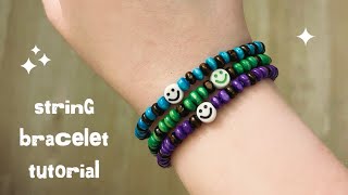 String Bracelet Tutorial [upl. by Kceb254]