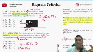 Física 01  Questões teóricas de Leis de Newton Nivelamento de dinâmica Vídeo 02 [upl. by Meijer]