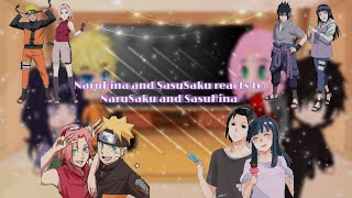 🧡NaruHina and SasuSaku reacts to NaruSaku and SasuHina 🖤 [upl. by Vladamar]