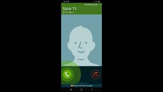 Samsung Galaxy A70 SMA705FN incoming call via Fake call Call assistant 243b [upl. by Melisent]