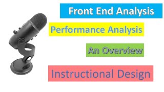 Front End Analysis in Instructional Design An Overview [upl. by Layton]