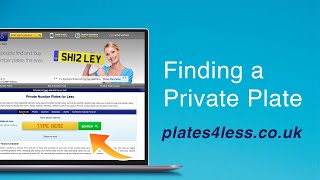 How to find a private number plate using the Plates4less smart search [upl. by Gillespie]