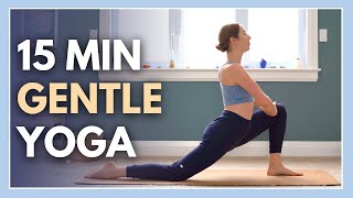 15 min Gentle Yoga for Flexibility amp Stress Reduction [upl. by Caryn]