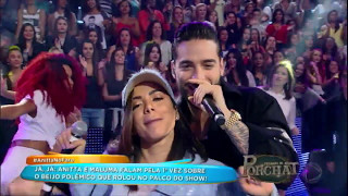 Anitta e Maluma cantam o sucesso ‘Sim ou Não’ [upl. by Amik314]