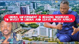 Liberian President Begs Nigerians to Leave South Africa and Invest in Liberia [upl. by Leanna]