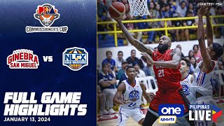 Brgy Ginebra vs NLEX highlights  PBA Season 48 Commissioners Cup  Jan 13 2024 [upl. by Ostler]