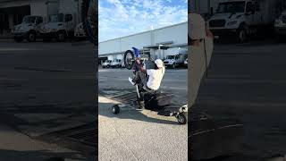 How to do a Wheelie Wheelie Machine Practice nationwidebikelife [upl. by Ssew]