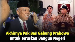 Meski Tak Lagi Jadi Menteri PUPR Akhirnya Pak Bas Diajak Bergabung Prabowo Bangun Negeri [upl. by Humpage]