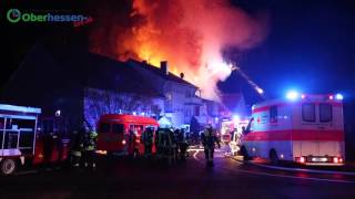 Wohnhausbrand in AlsfeldEifa am 932016 [upl. by Crotty384]