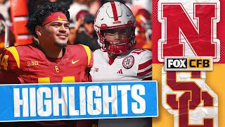 Nebraska Cornhuskers vs USC Trojans Highlights  FOX College Football [upl. by Alper]