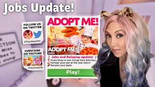 I Had an ANGRY Customer NEW Job Update Adopt Me  Roblox [upl. by Etolas818]