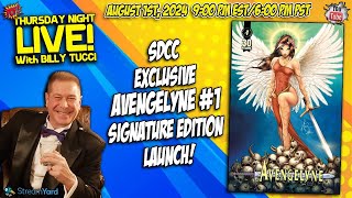 THURSDAY NIGHT LIVE WITH BILLY TUCCI CRAZY SDCC RECAP amp AVENGELYNE [upl. by Cope732]