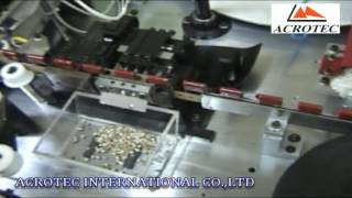 TPC 90 Capacitor Forming amp Taping Machine  Acrotec International CoLtd [upl. by Maloy]