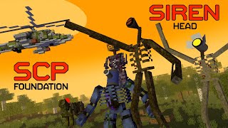 SIREN HEAD VS SCP FOUNDATION  MINECRAFT ANIMATION [upl. by Gisella]