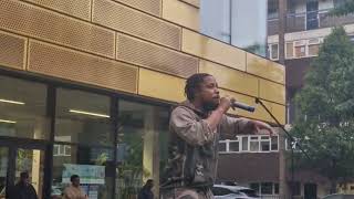 Deptford carnival Ross IYota Keep it clip performing in the rain [upl. by Ingold]