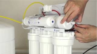 How To Replace Your Reverse Osmosis Filters and Membrane  APEC Water Installation Part 6 [upl. by Ecam]