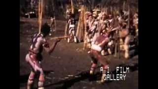 Rare Footage  1950s Amazonian atlatl competition [upl. by Asamot308]