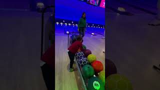 Kids activities fun day playing bowling with kids youtubeshorts [upl. by Rimhsak]