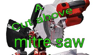 EINHELL MITRE CHOP SAW CORDLESS 18 VOLT REVIEW AND UNBOXING [upl. by Terry]