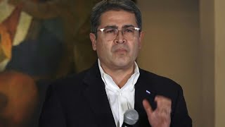 Expresidente de Honduras declarado culpable de narcotráfico por justicia de EEUU  AFP [upl. by Ahsenyt]