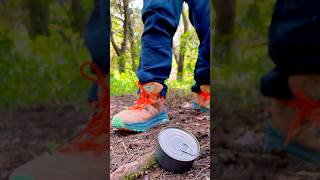 Survival skills  the guy shows lifehacks in the wilderness camping survival bushcraft outdoors [upl. by Brose]