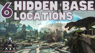 6 Best Hidden Base Locations on Extinction  Ark Survival Evolved [upl. by Hsuk367]