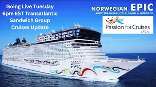 Group Cruises NCL Epic Transatlantic Sandwich November 2025 Catch Up Plus Chance To Book [upl. by Isacco880]