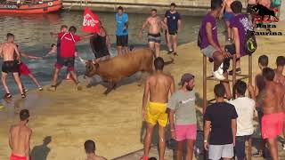 Bous a la mar Ganadería Benavent Dénia 10 Julio 2018 [upl. by Derry]