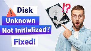 Ultimate Guide 4 Ways to Fix Disk Unknown Not Initialized  NO DATA LOSS [upl. by Airotel]